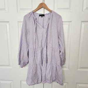 Eloquii Tiered Mini Dress